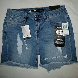 NWT Seven7 bermuda jean shorts